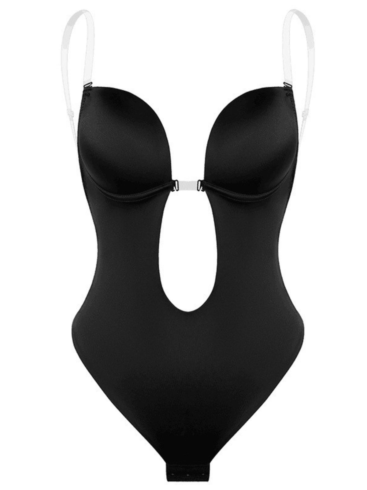 Amberlyn Cutout Shapewear In Black