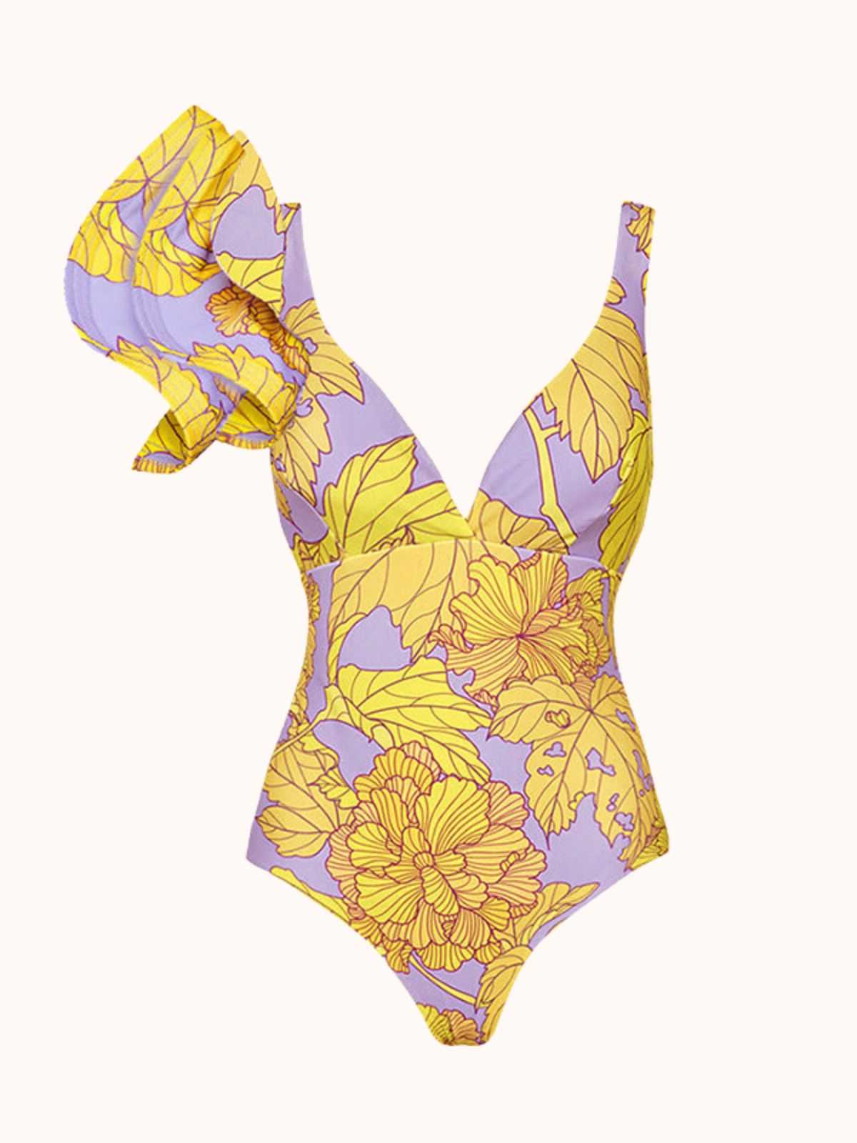 Ayodele Ruffle One Piece Swimsuit