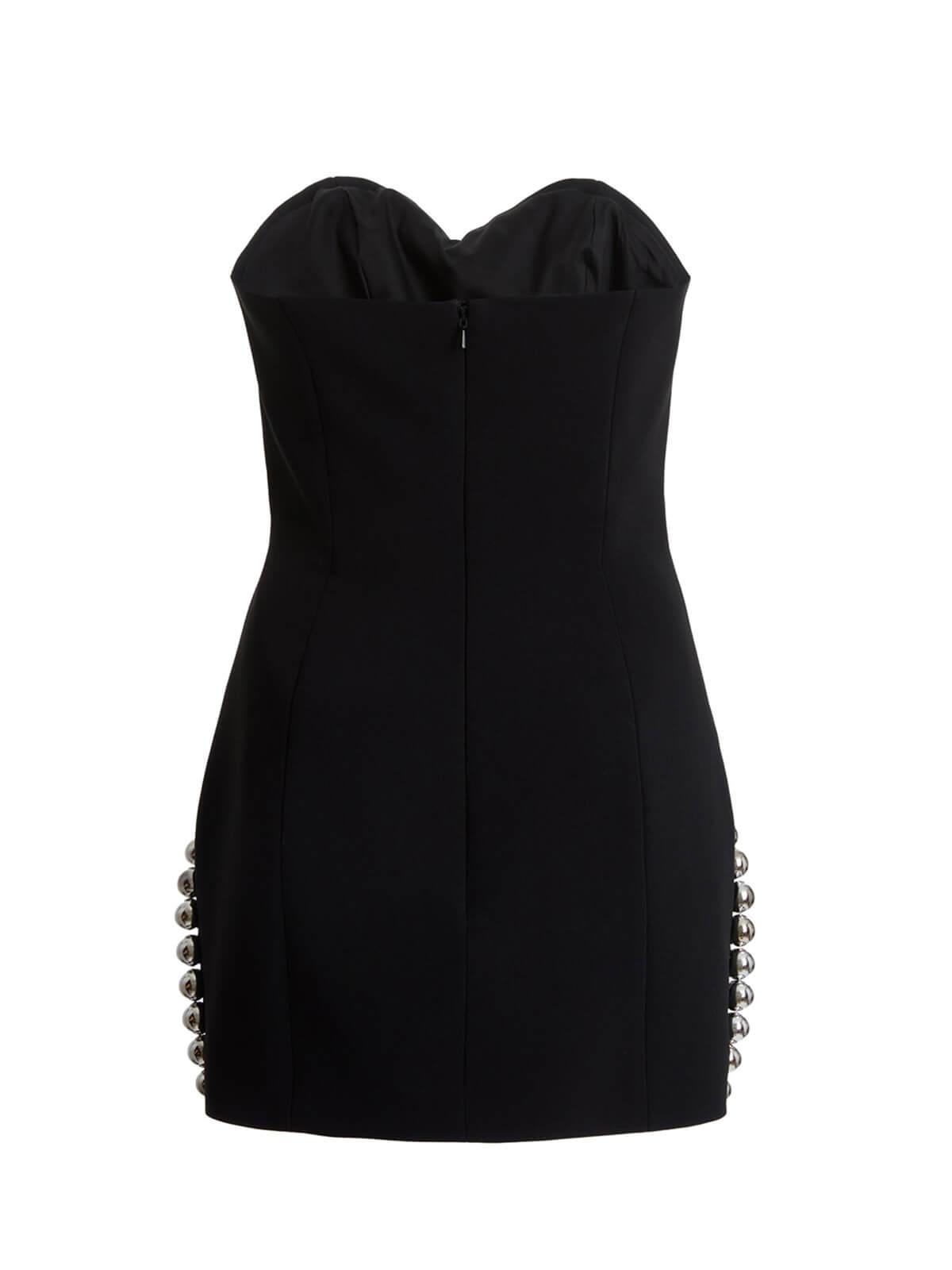 Hersey Strapless Embellished Bandage Dress - Mew Mews Fashion