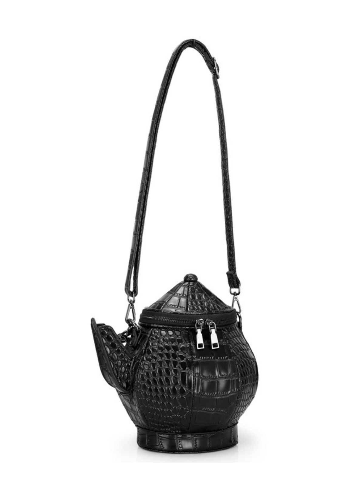 Kettle Leather Bag In Black