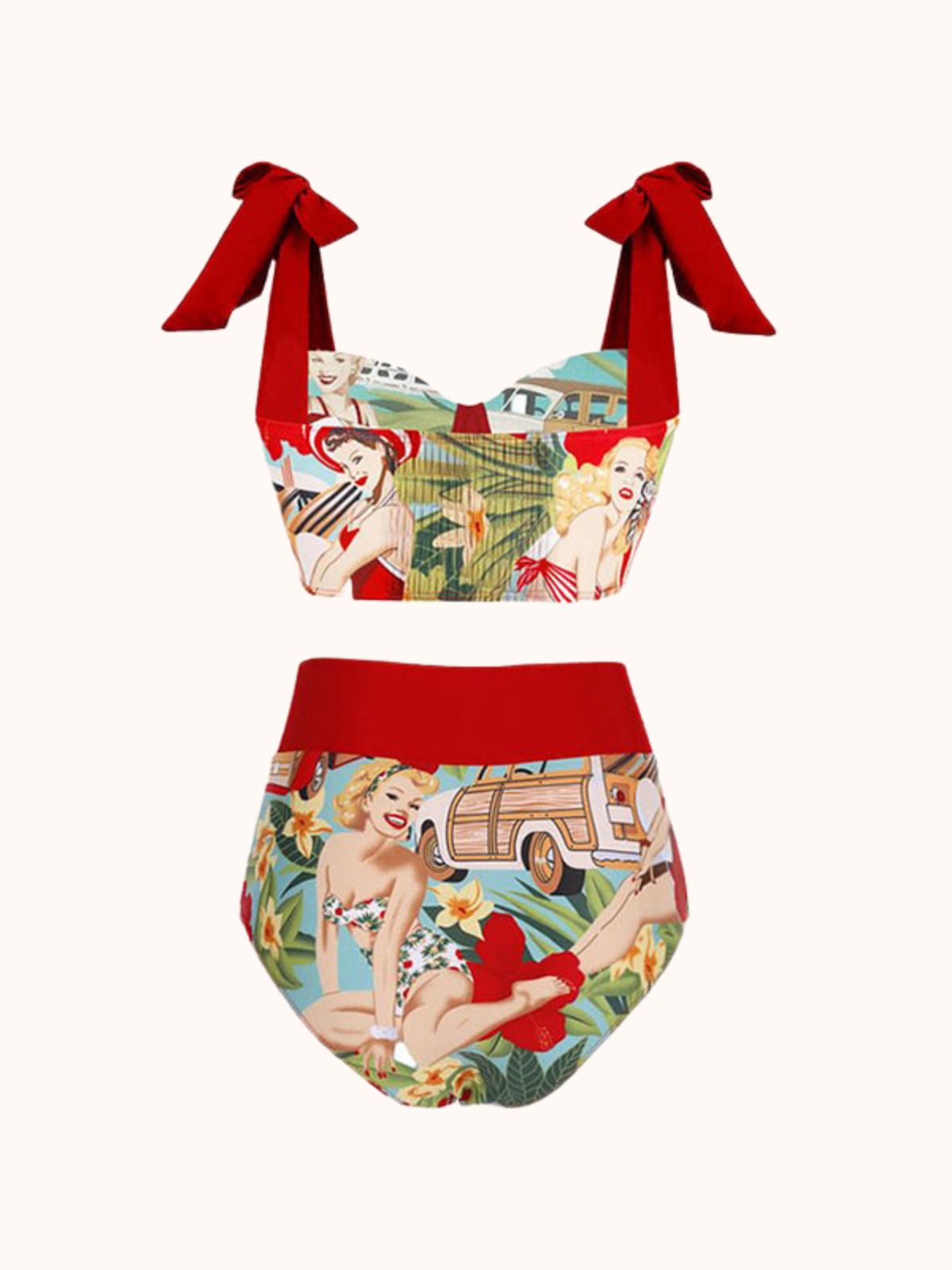 Rosemary Bikini Three Piece Set