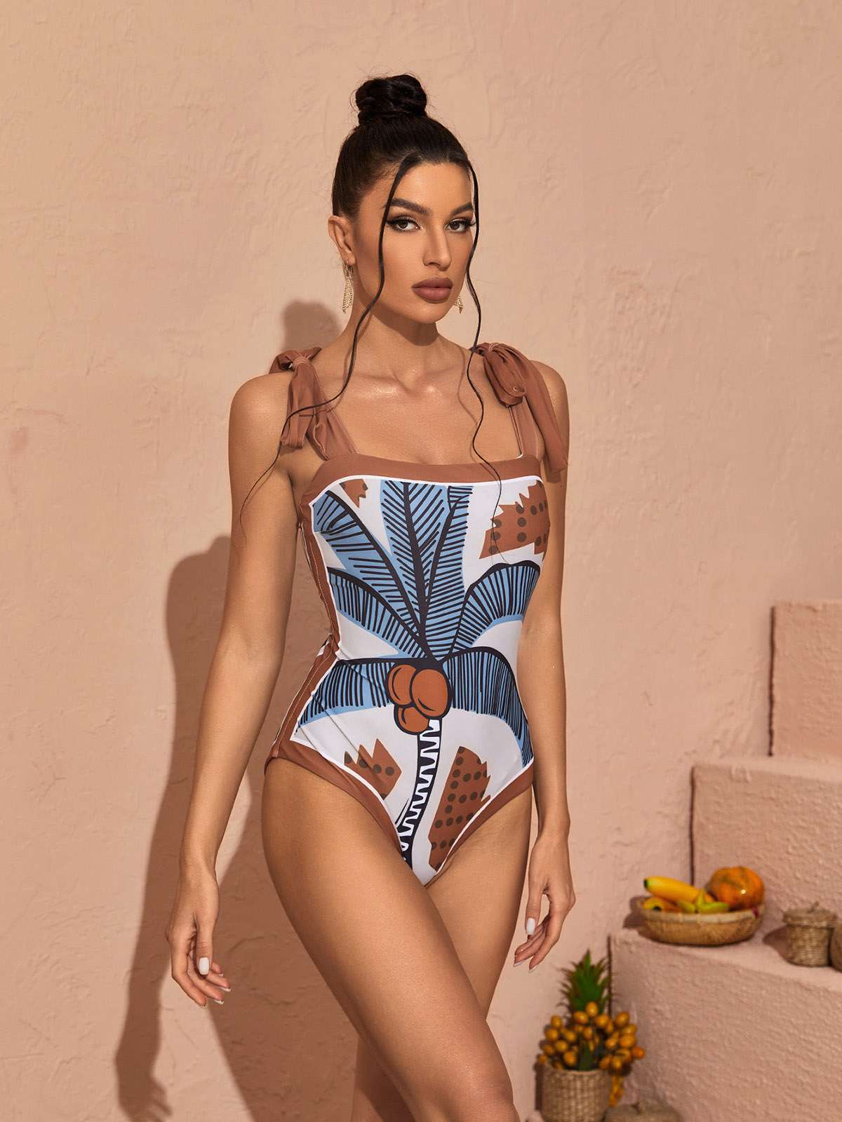 Annaka Printed Swimwear Two Piece Set