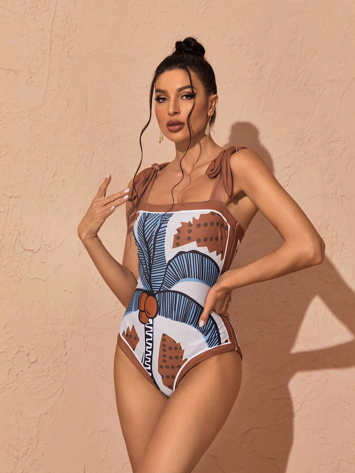 Annaka Printed Swimwear Two Piece Set