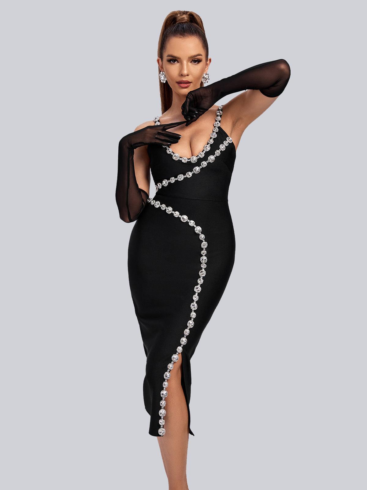 Armani Mesh Gloves In Black - Mew Mews Fashion