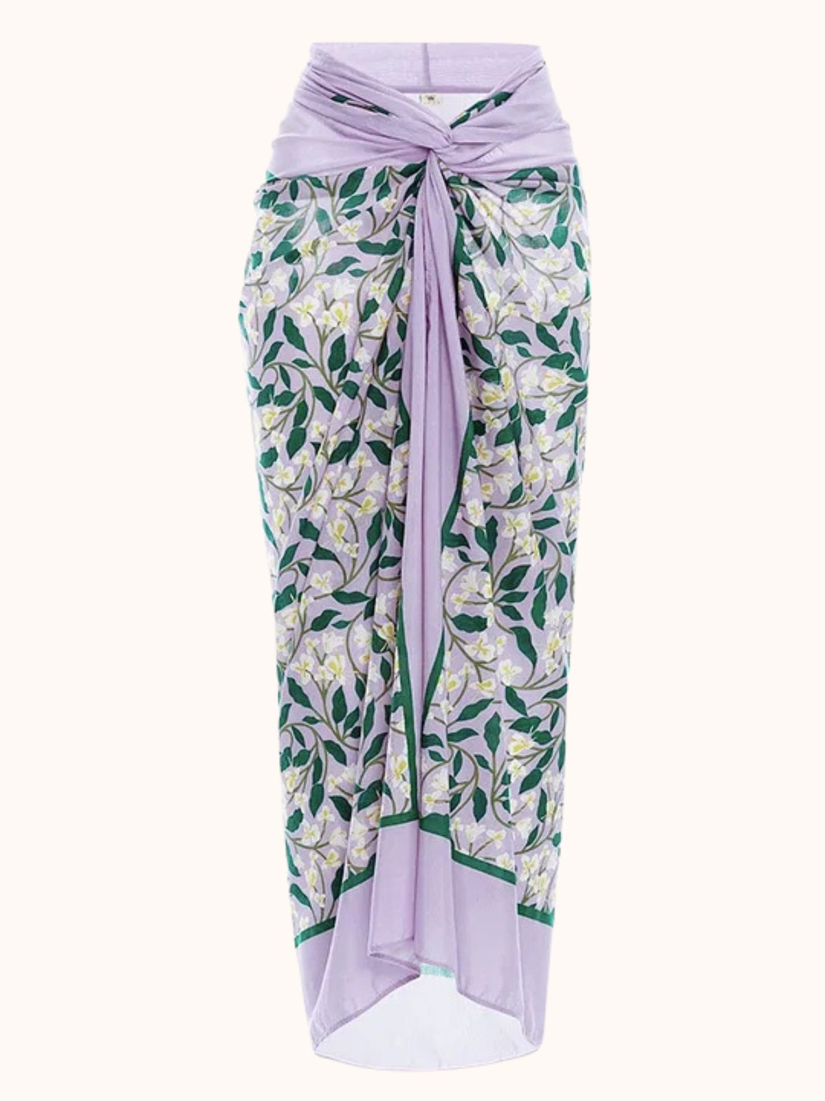 Cally Halterneck Swimwear Two Piece Set In Lilac