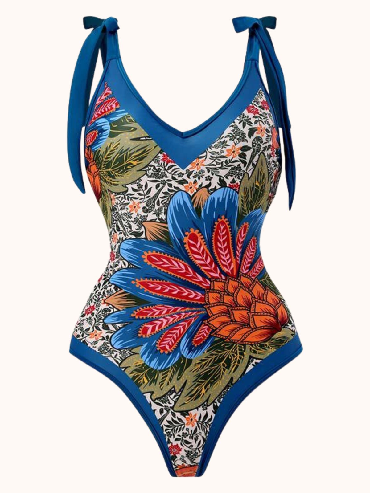 Cerys Pineapple Printed Swimwear Two Piece Set