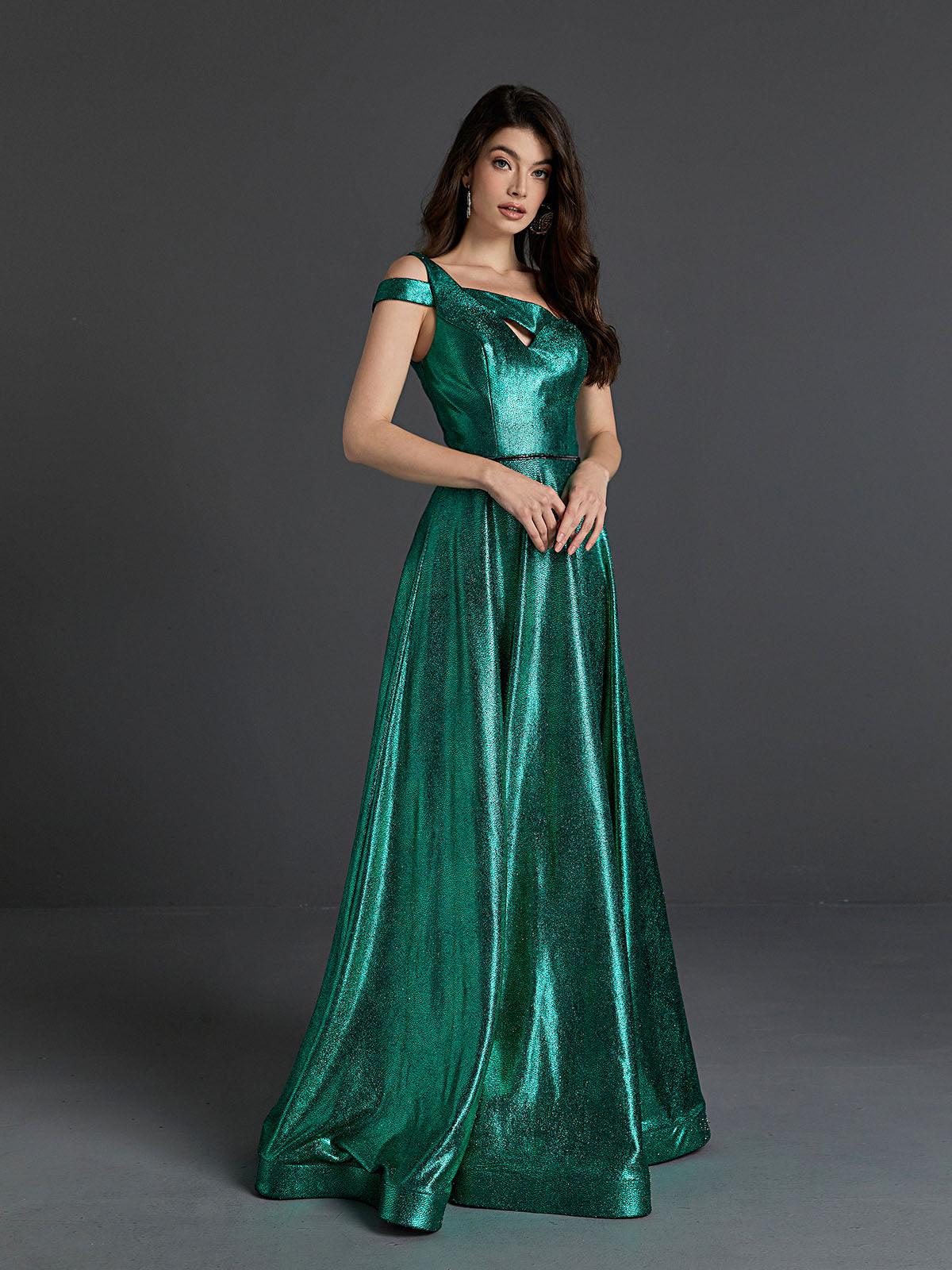 Dulcinea One Shoulder Satin Maxi Dress - Mew Mews Fashion