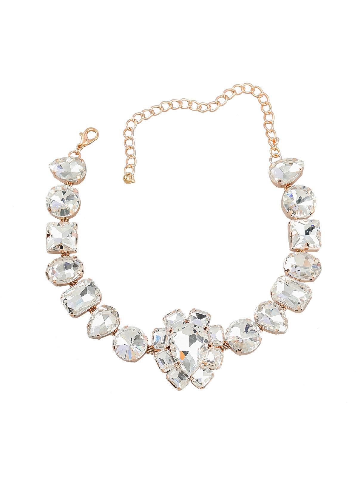 Dylan Diamante Necklace - Mew Mews Fashion