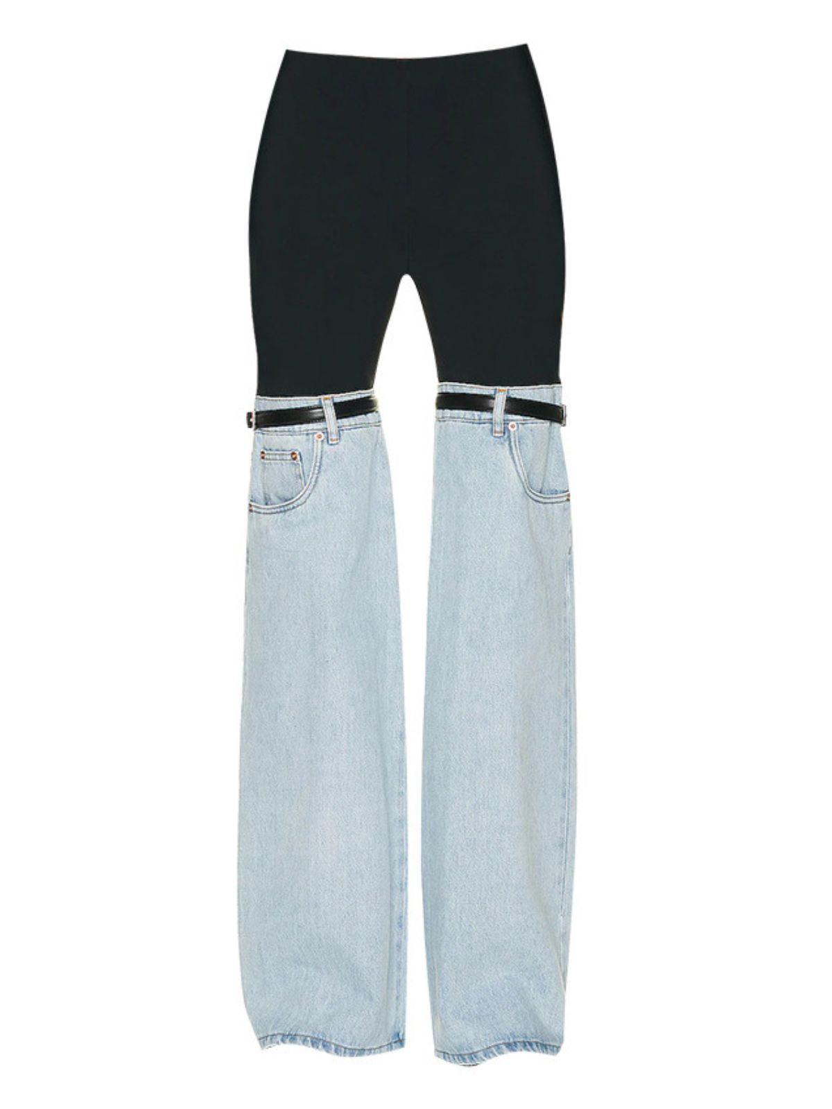 Emery Denim Pants - Mew Mews Fashion