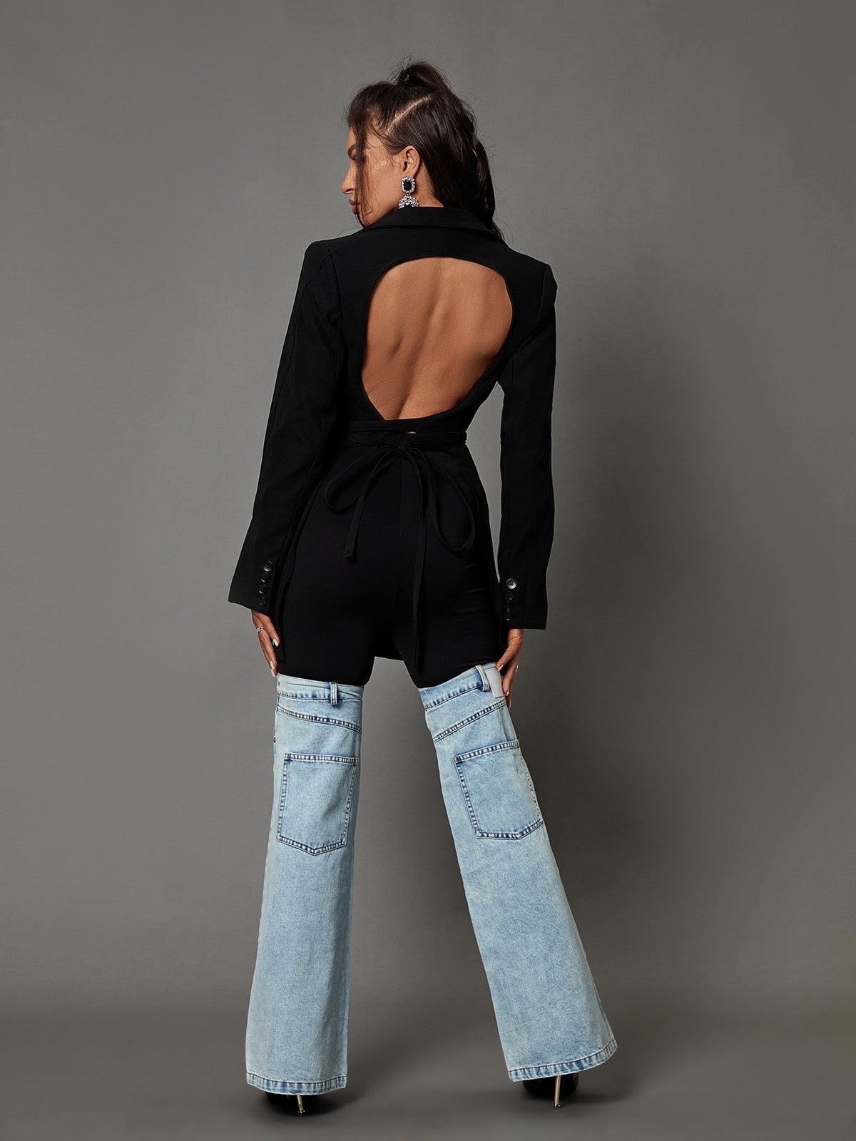 Emery Denim Pants - Mew Mews Fashion