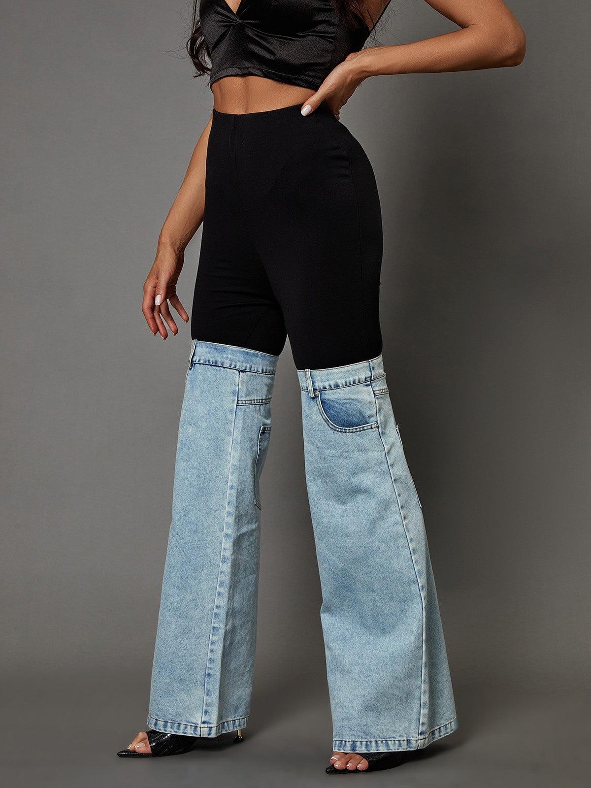 Emery Denim Pants - Mew Mews Fashion