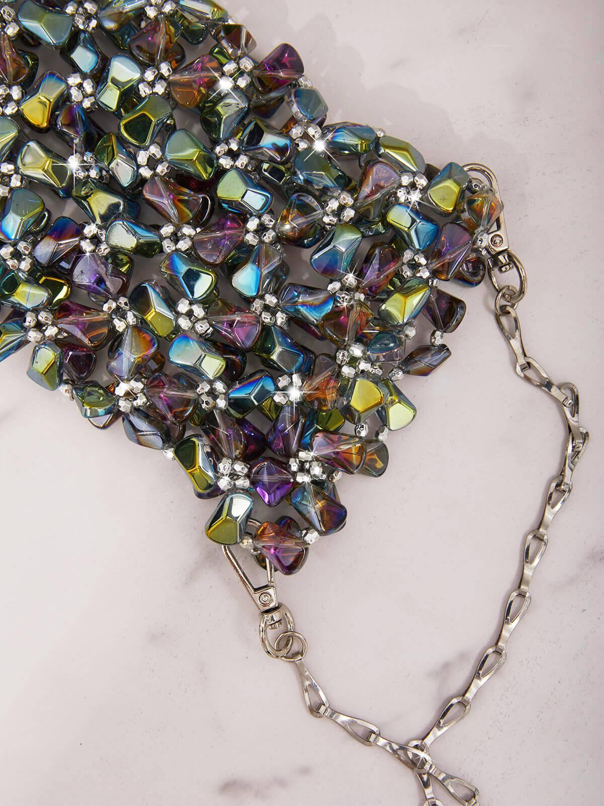 Erica Multi Crystal Cutout Bag - Mew Mews Fashion