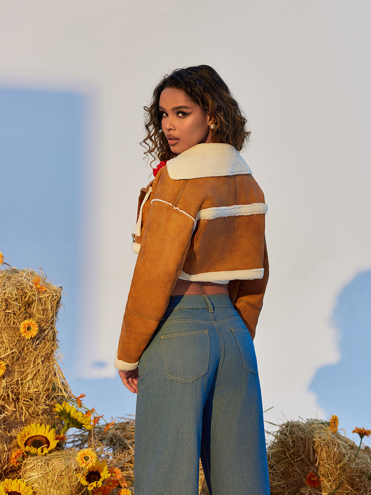 Gunilla Fur Crop Jacket