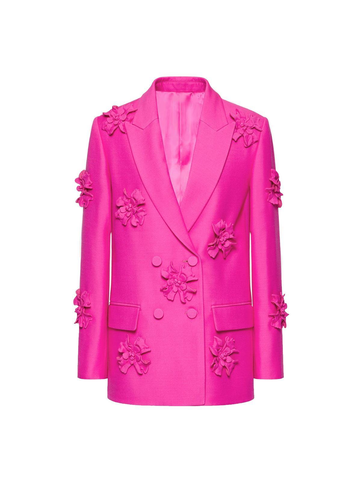 Indiana Floral Embellished Blazer Set - Mew Mews Fashion