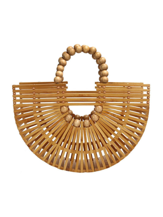 Jairo Wooden Hollow Beach Bag