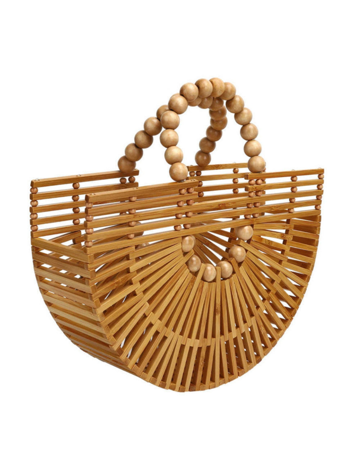 Jairo Wooden Hollow Beach Bag