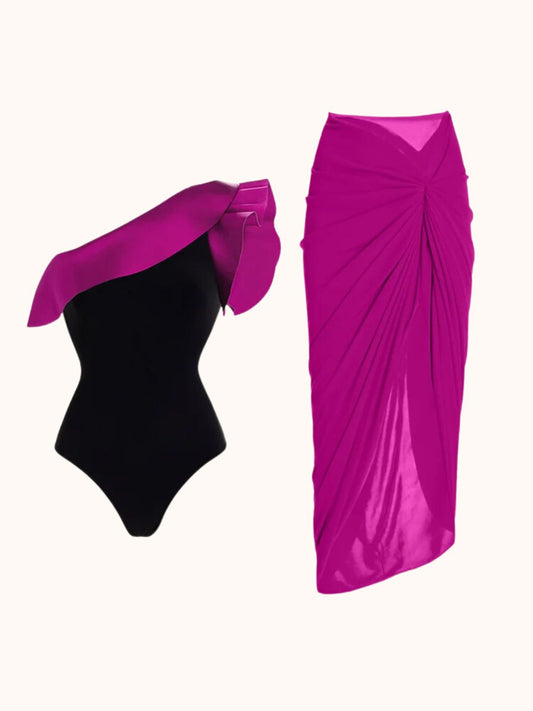Josette Ruffle Swimwear Two Piece Set