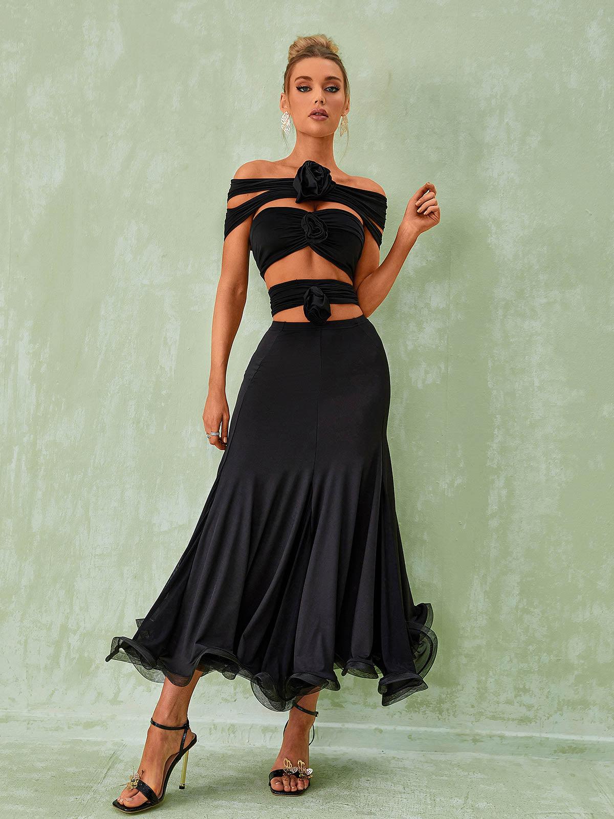 Katerina Skirt In Black - Mew Mews Fashion