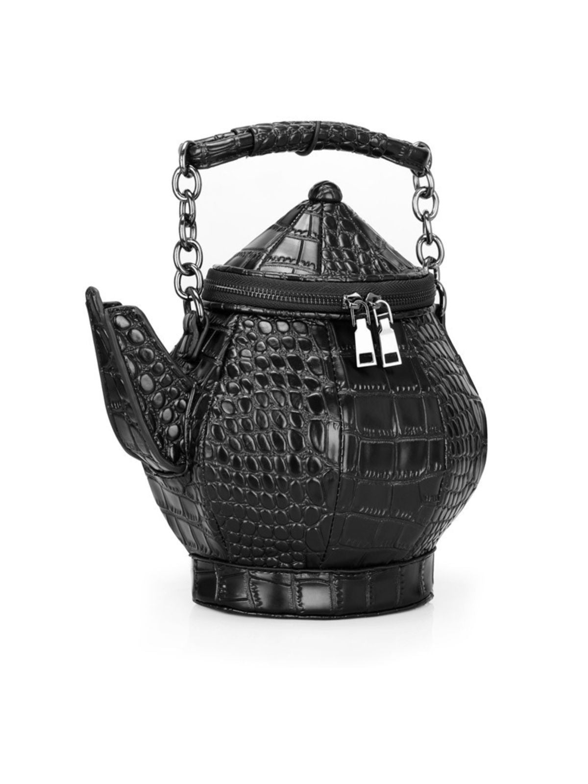 Kettle Leather Bag In Black