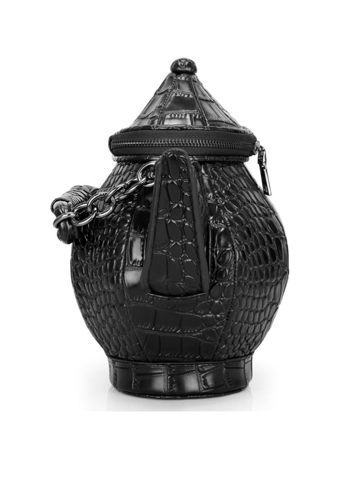 Kettle Leather Bag In Black