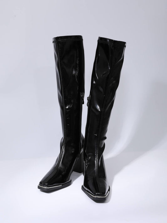 Leanne Knee High Boots - Mew Mews Fashion