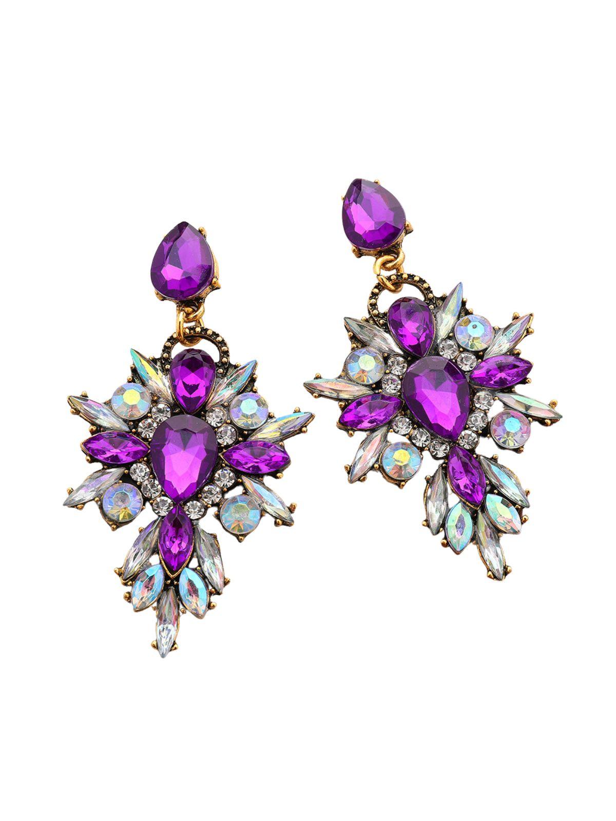 Maite Diamante Drop Earrings - Mew Mews Fashion