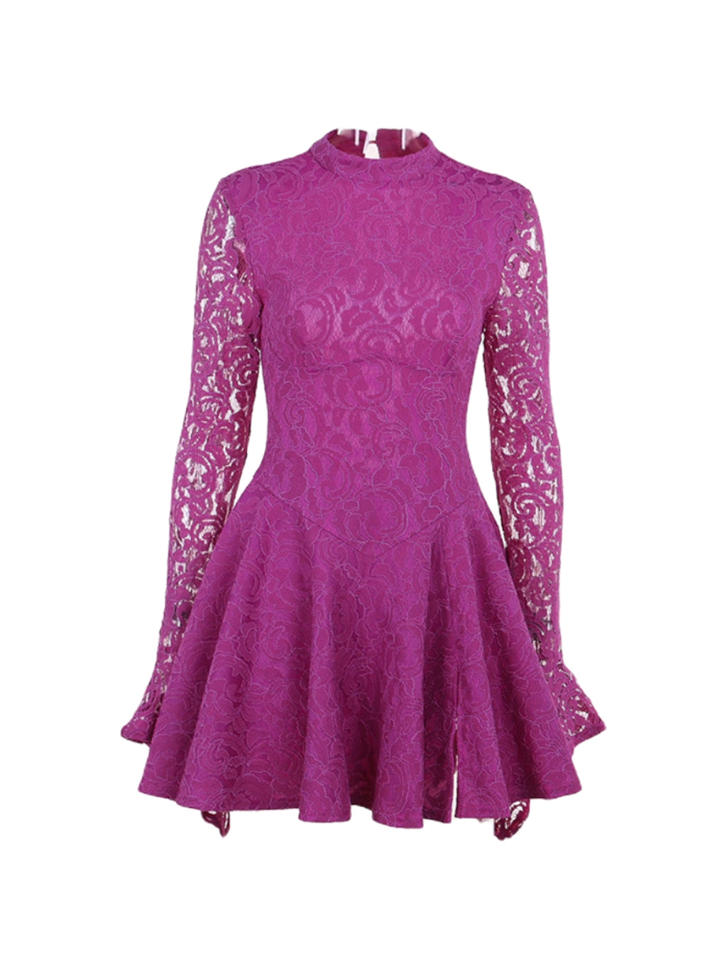 Marnie Long Sleeve Hollow Lace Dress