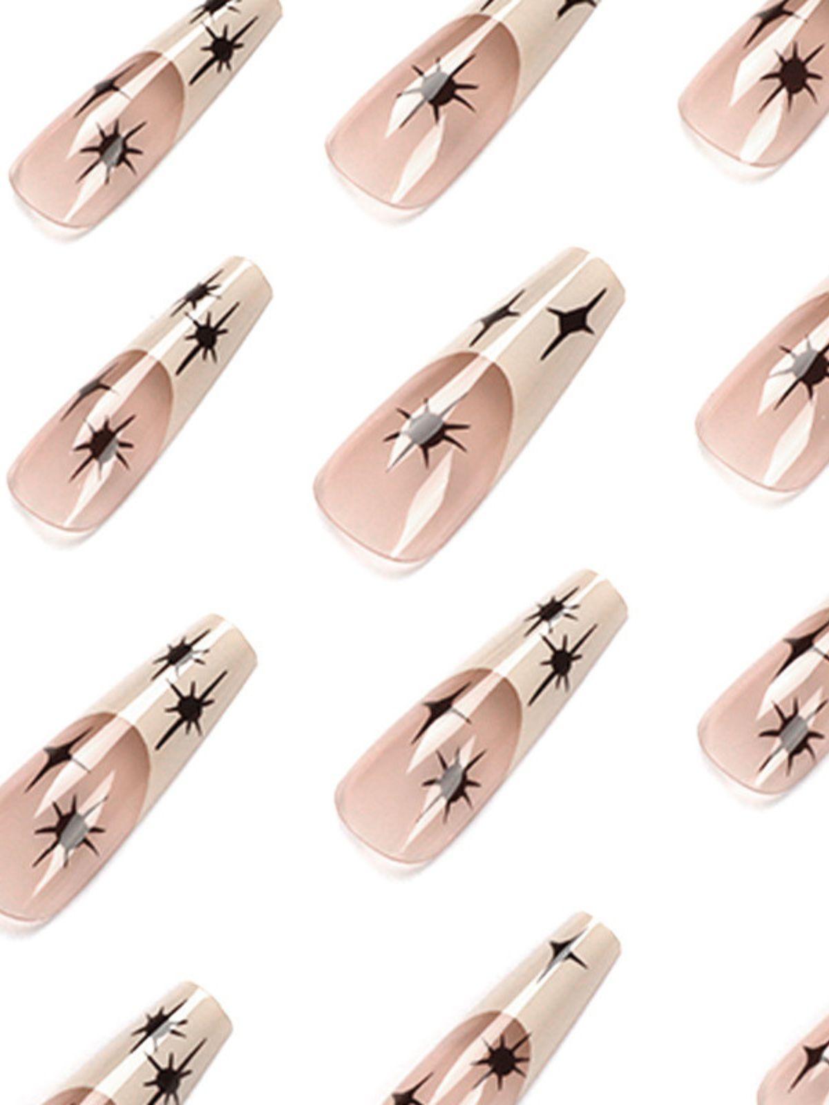Star Coffin Press On Nails - Mew Mews Fashion