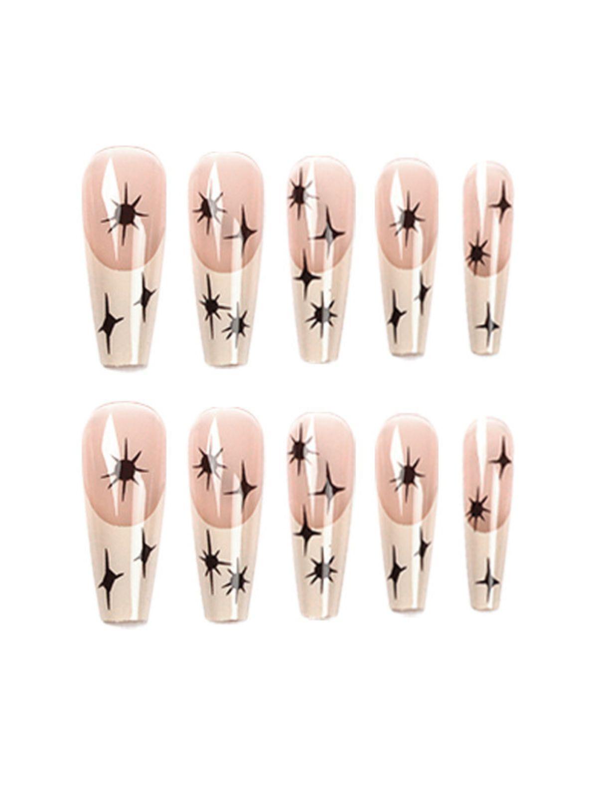 Star Coffin Press On Nails - Mew Mews Fashion