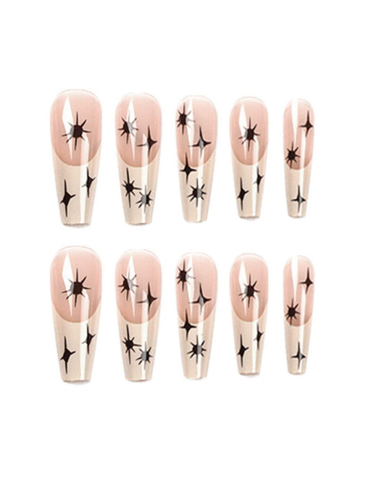 Star Coffin Press On Nails - Mew Mews Fashion