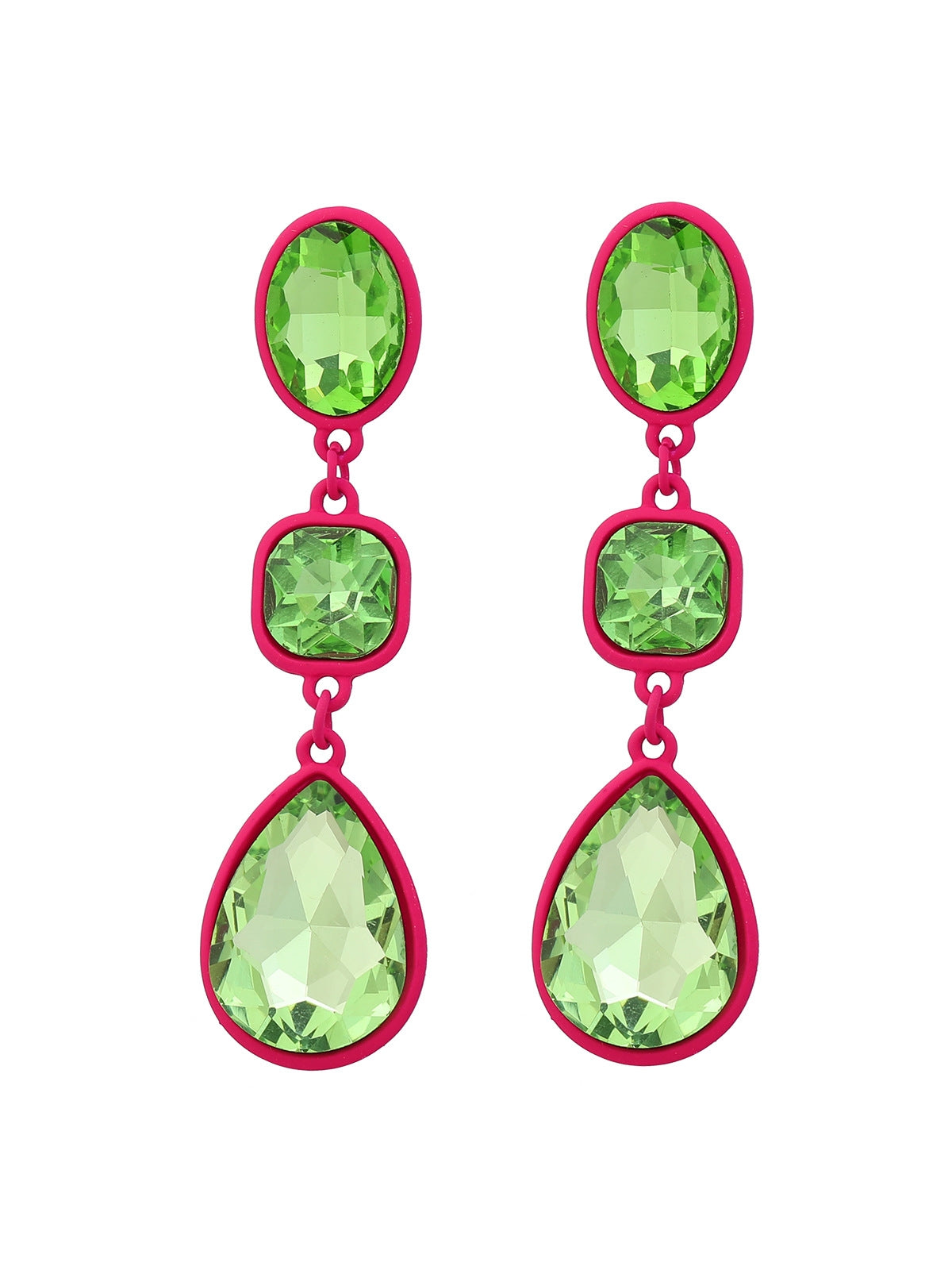 Novie Drip Rhinestone  Earrings