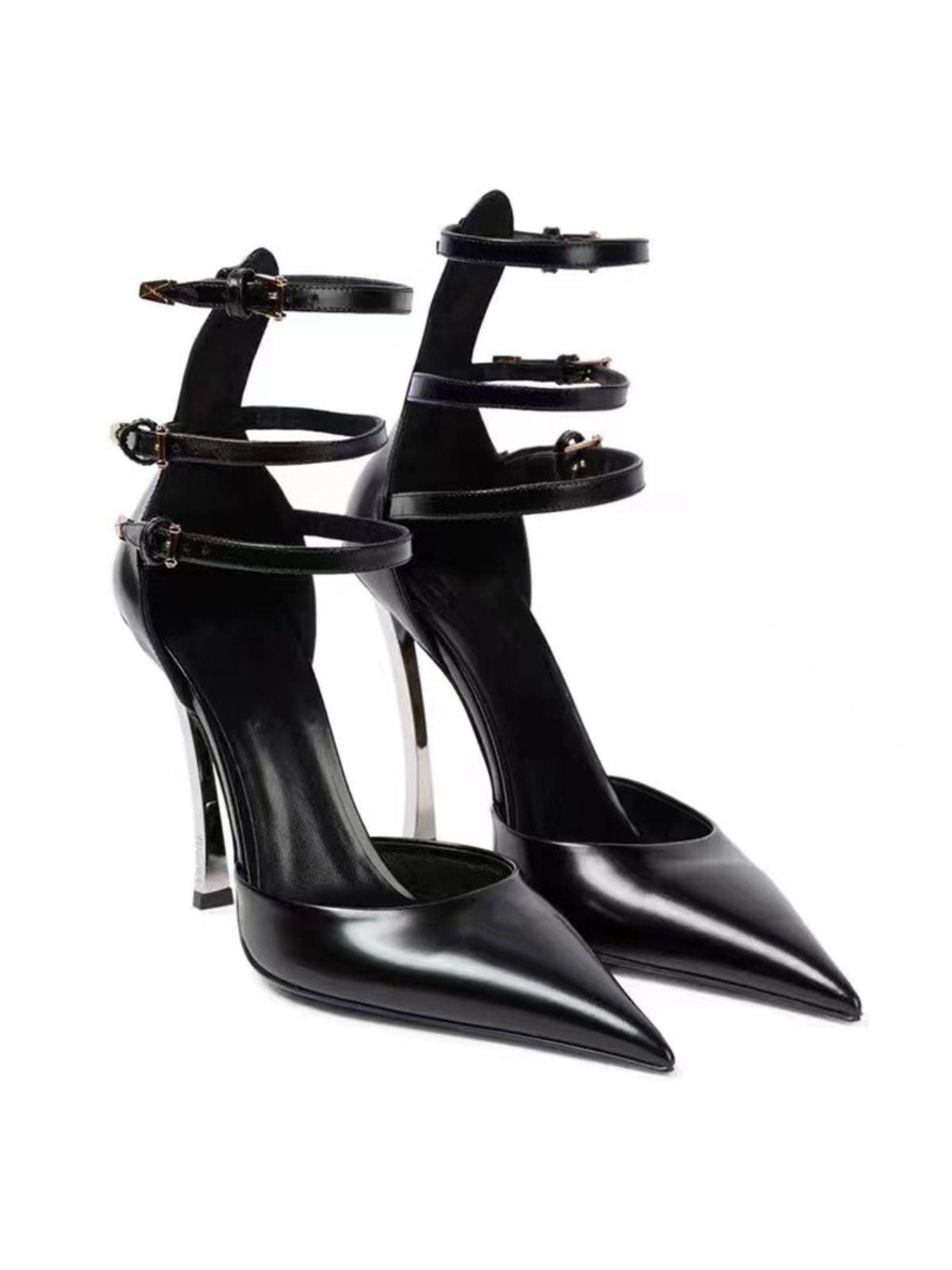 Oriane Heels In Black - Mew Mews Fashion