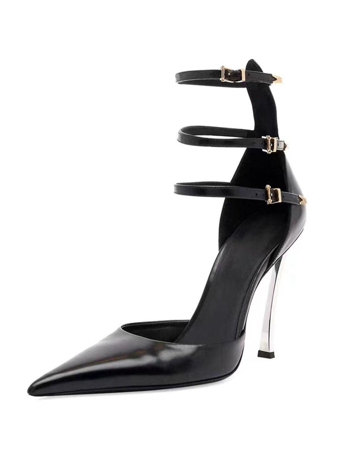Oriane Heels In Black - Mew Mews Fashion