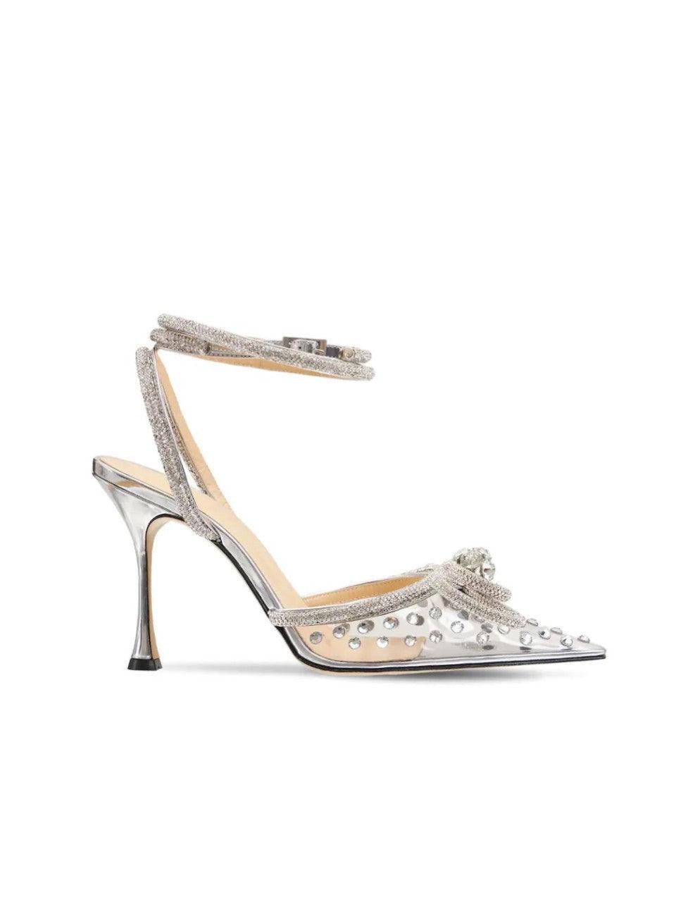 Reyna Bow Embellished Heels - Mew Mews Fashion