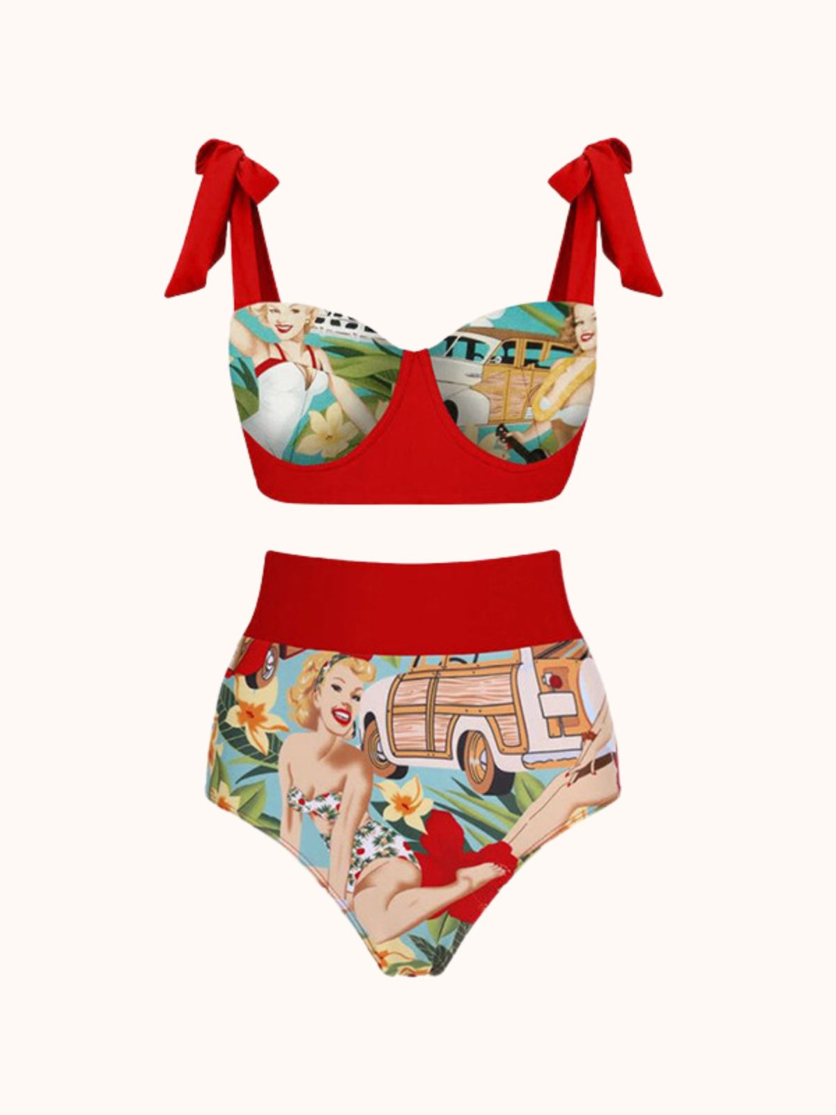 Rosemary Bikini Three Piece Set