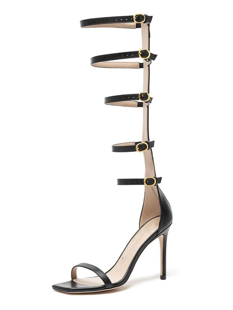 Saige Lace Up Cutout Sandals