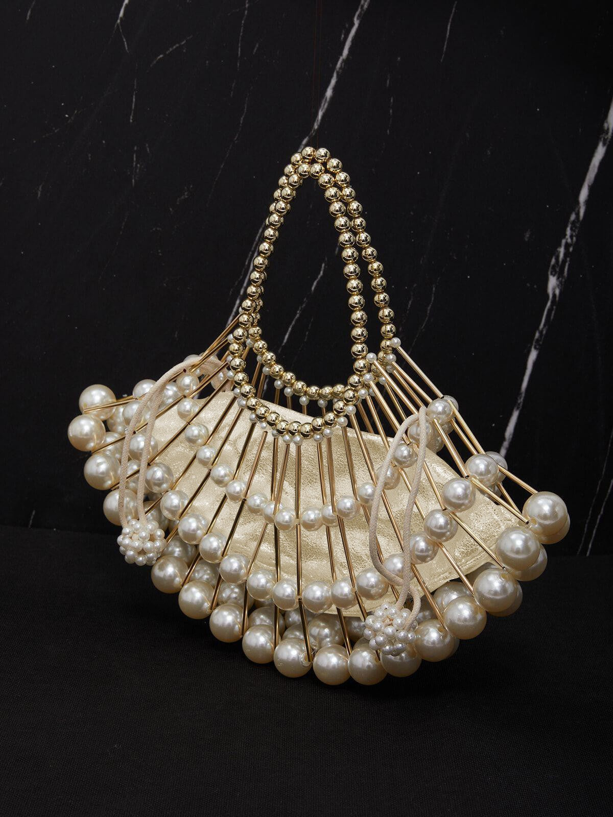 Zephyr Braided Pearl Bag