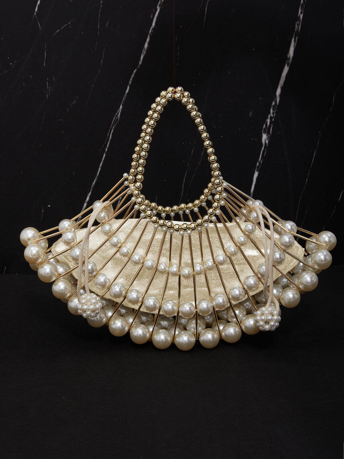 Zephyr Braided Pearl Bag